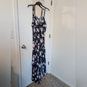 JustFab wrap maxi dress Size XL